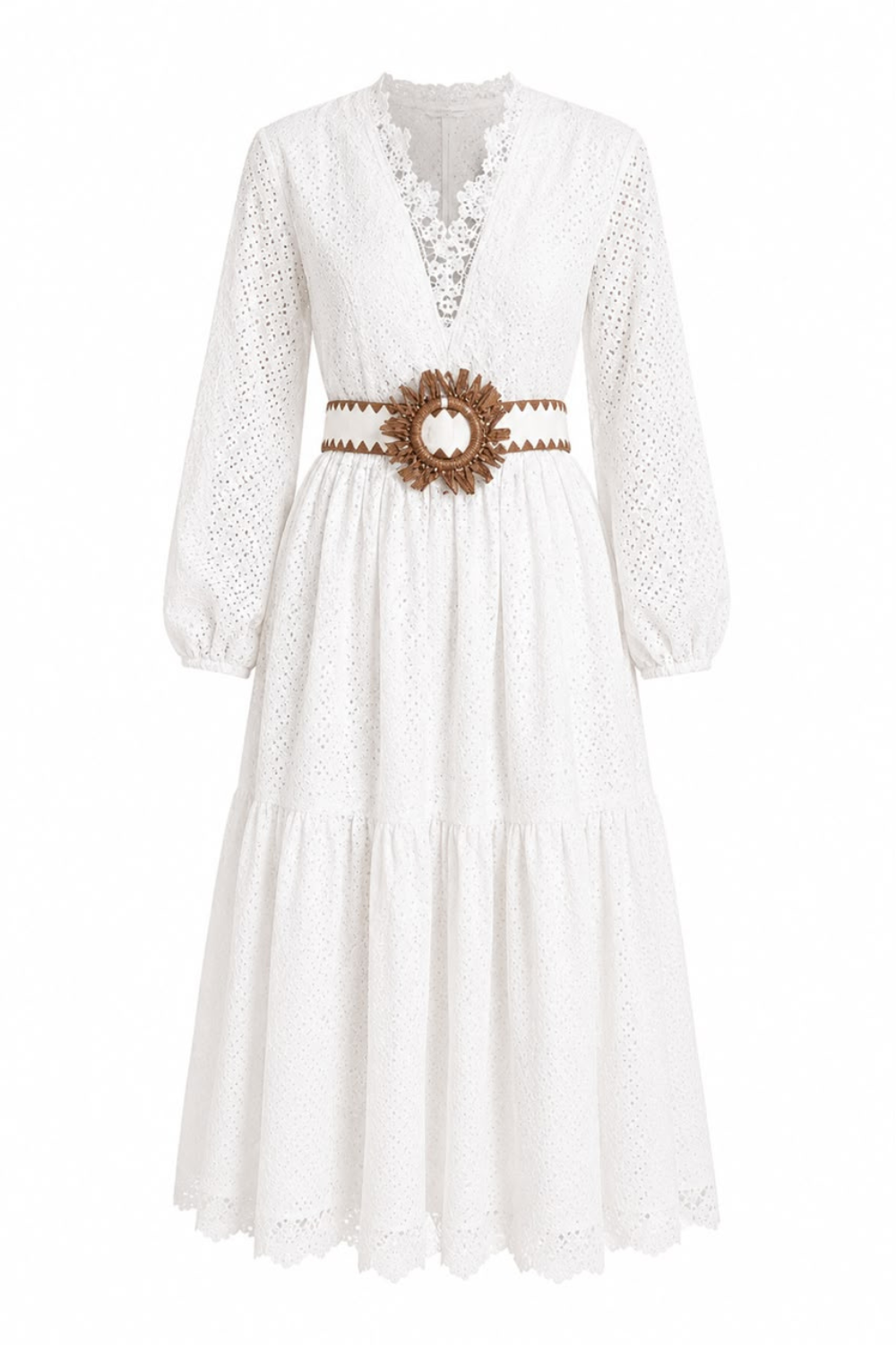 August Scalloped Maxi Dress
