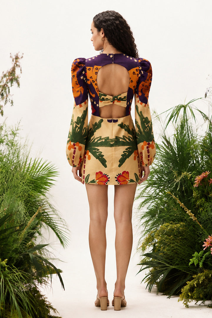Paloma Printed Mini Dress