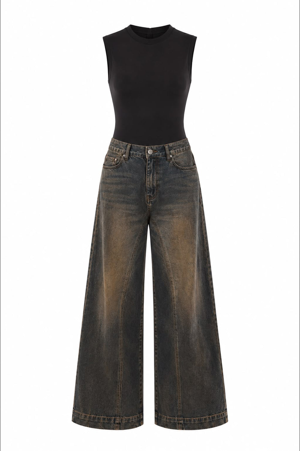 Ariana Denim Jumpsuit