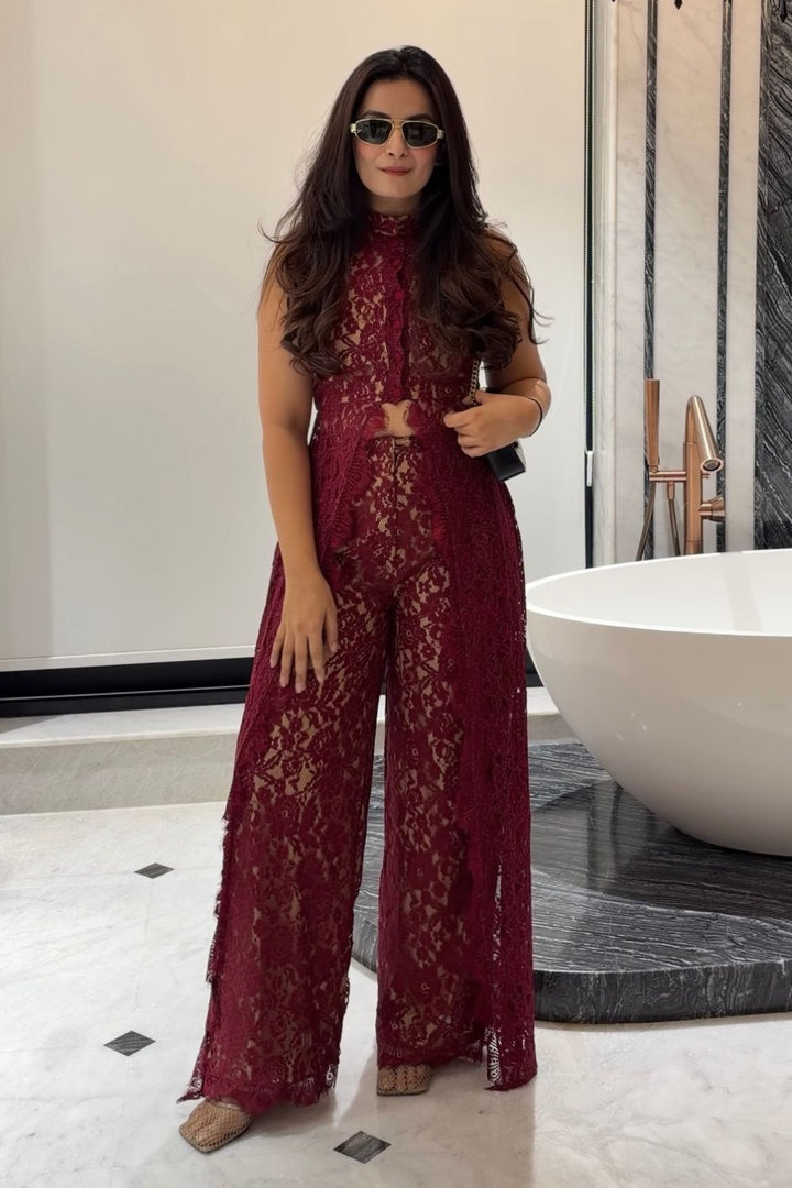Rose Lace Co-ord Set