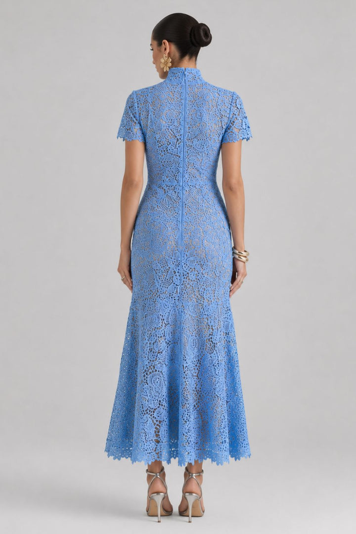 Bellamy Blue Lace Midi Dress