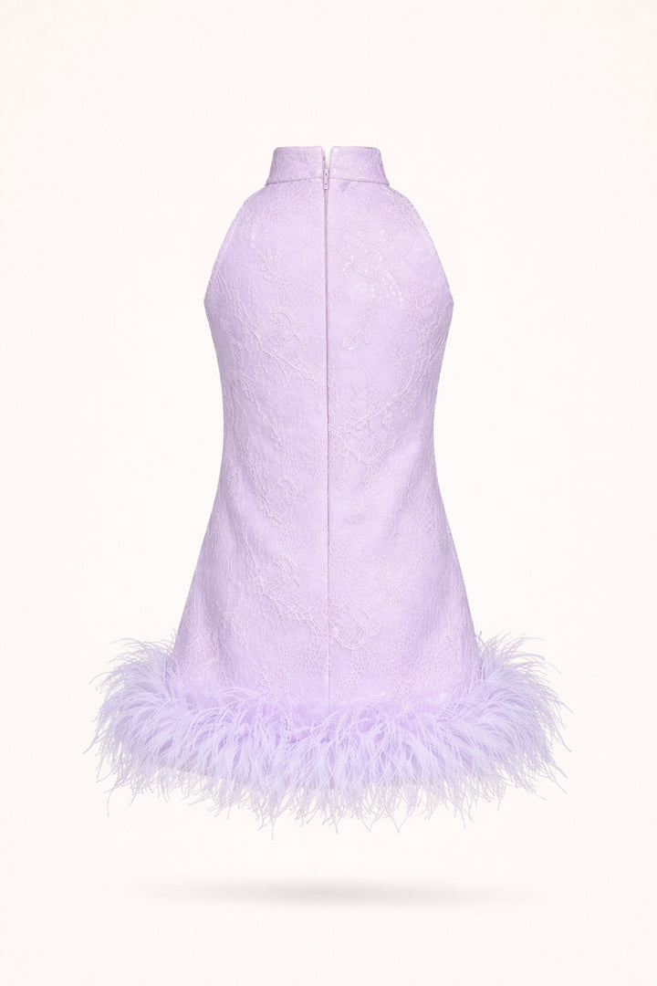 Alice Feather Mini Dress