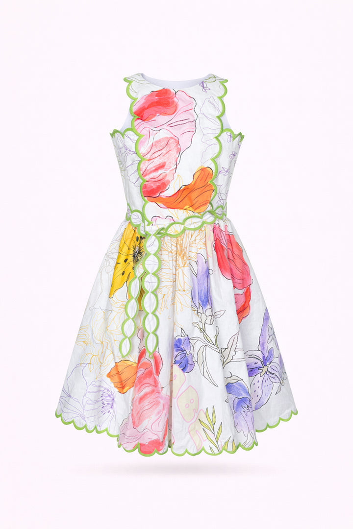 Bonnie Printed Midi Dress