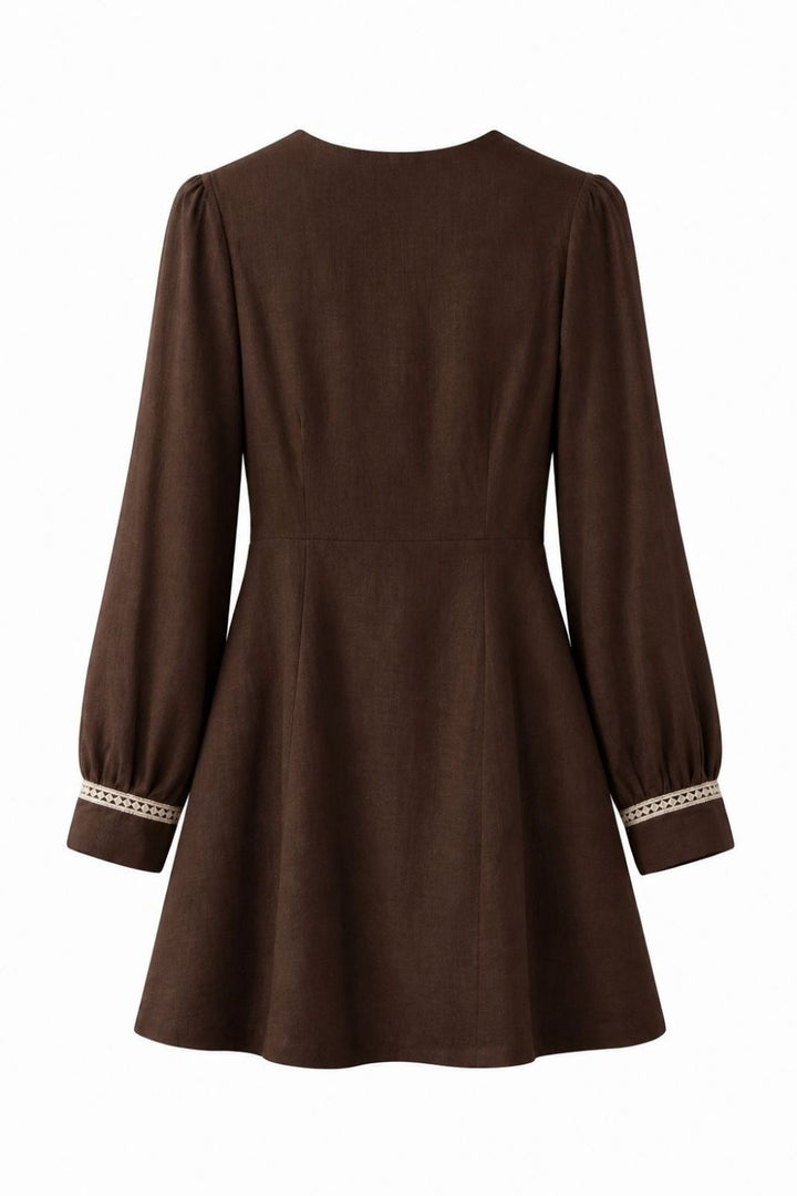 Tessa Chocolate Mini Dress
