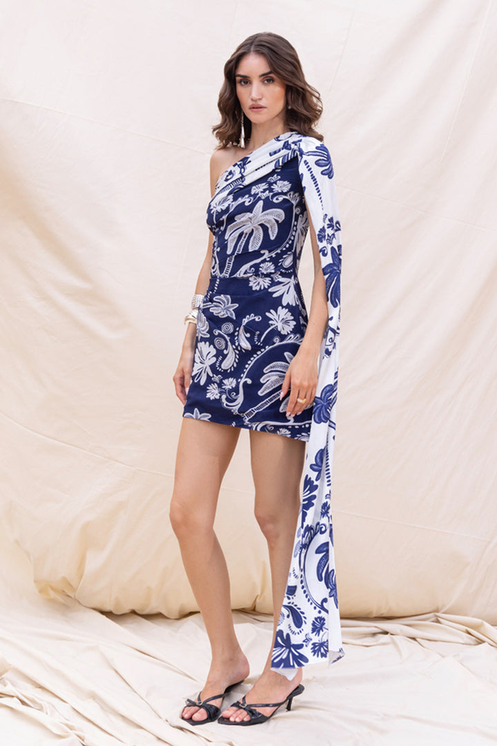 Esme Scarf Drape Dress