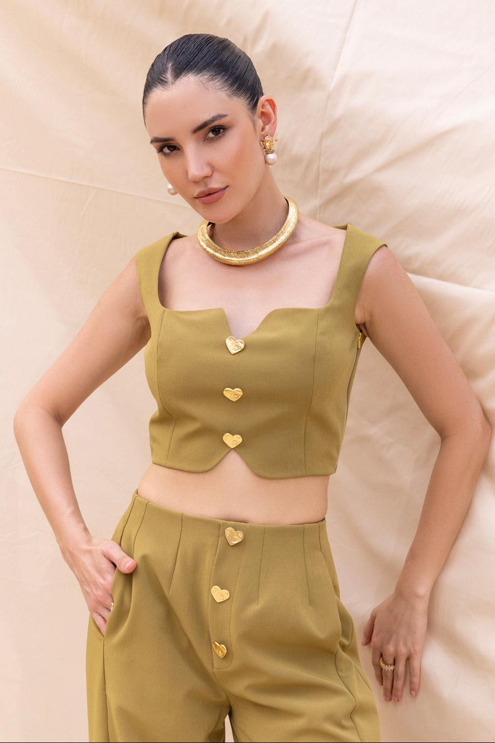 Olive Co-ord Set