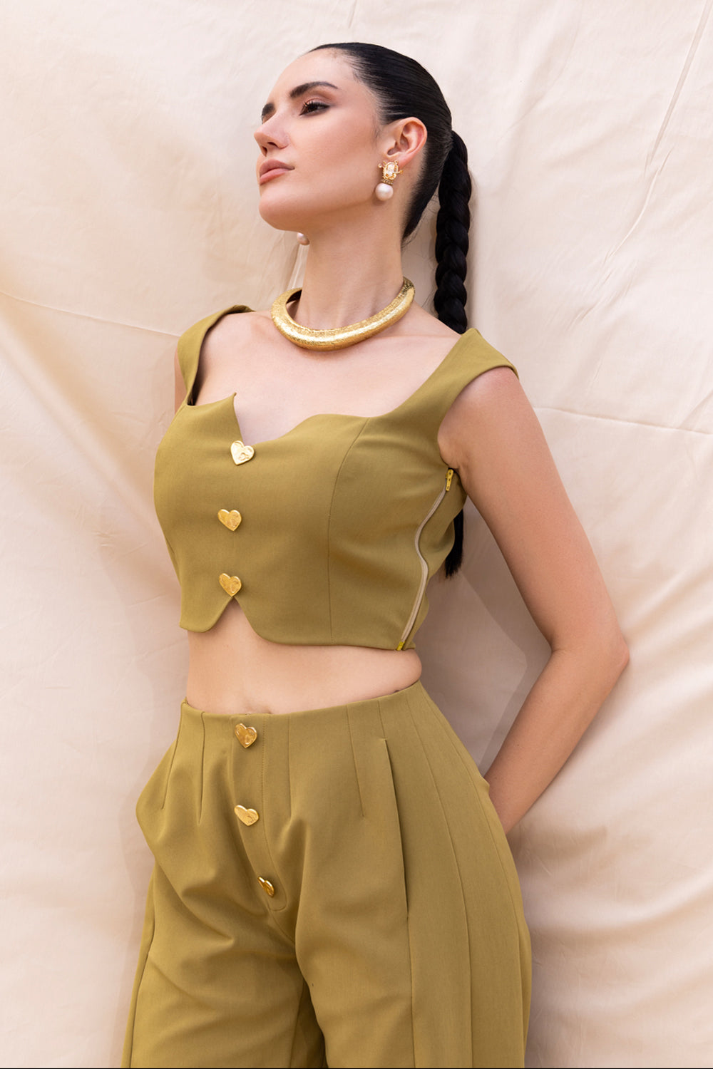 Olive Co-ord Set
