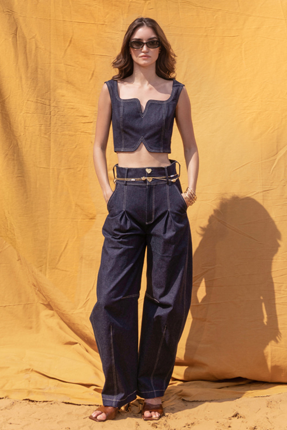 Tira Denim Pants