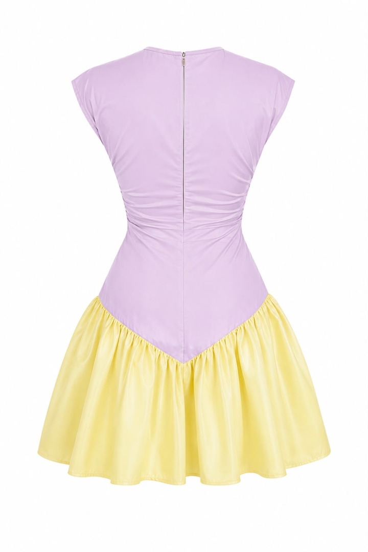 Lavender & Lemon Colour Block Mini
