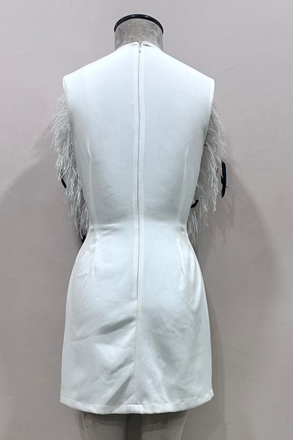 White and Black Cut Out Mini