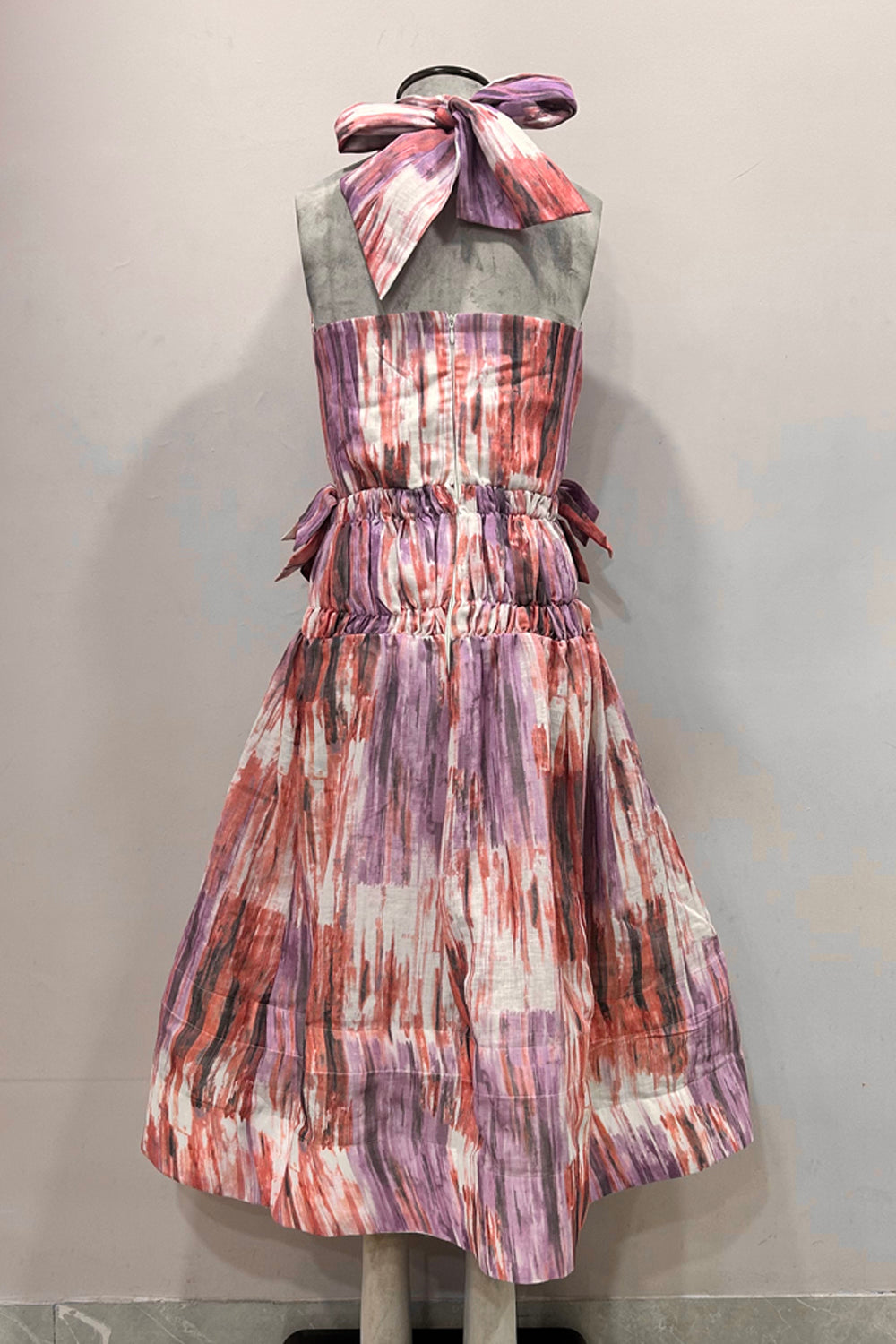 Linen Printed Midi