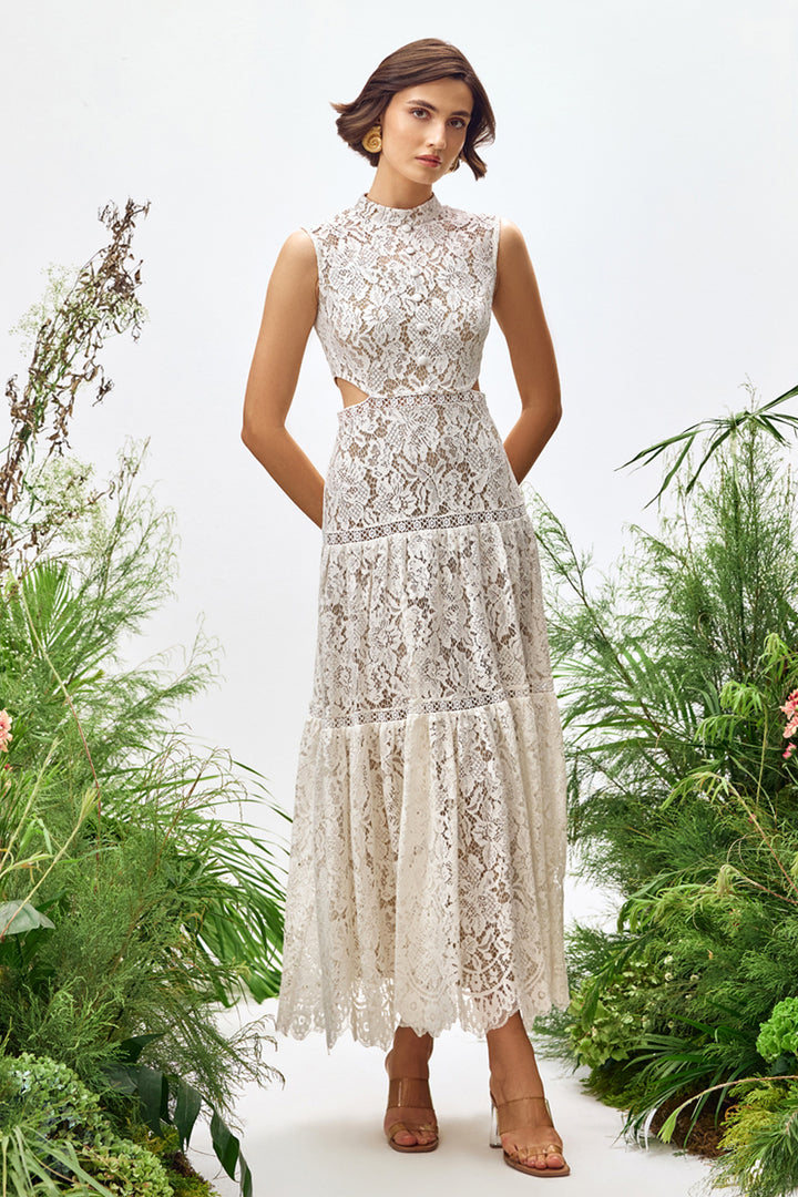 Reverie Lace Cutout Dress