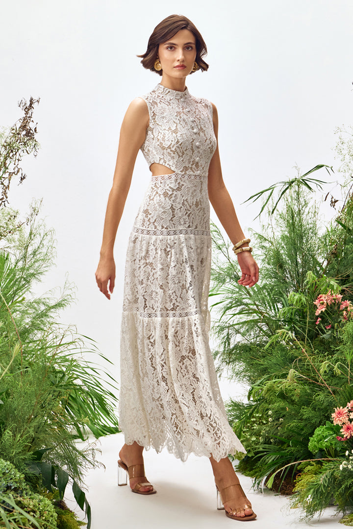 Reverie Lace Cutout Dress