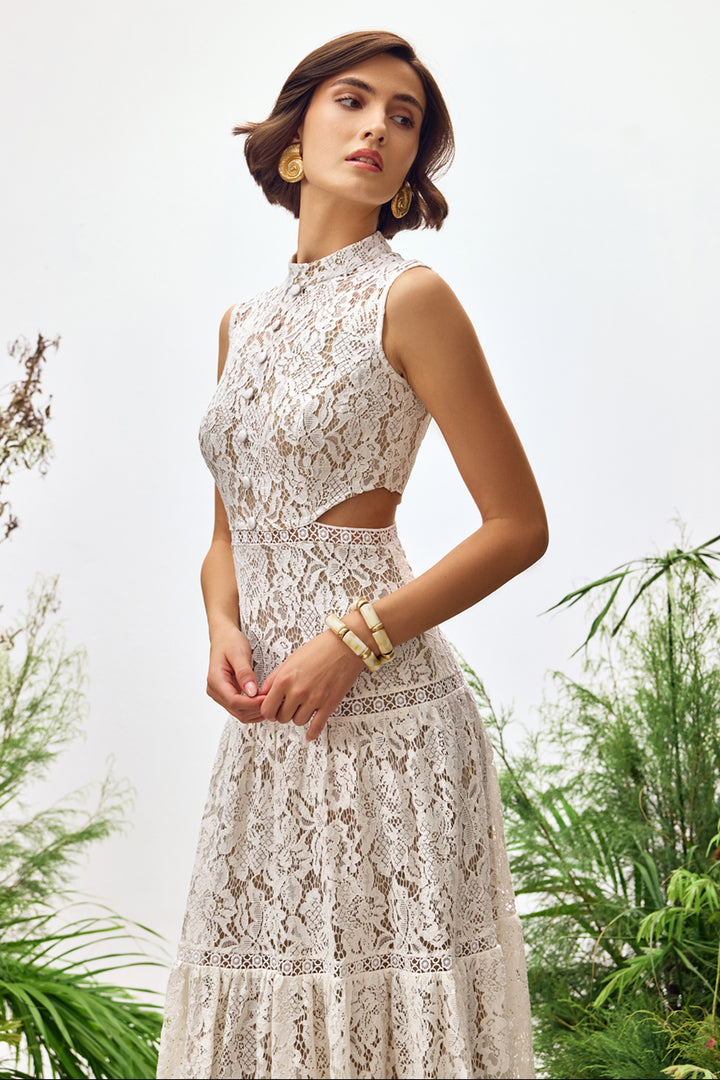 Reverie Lace Cutout Dress