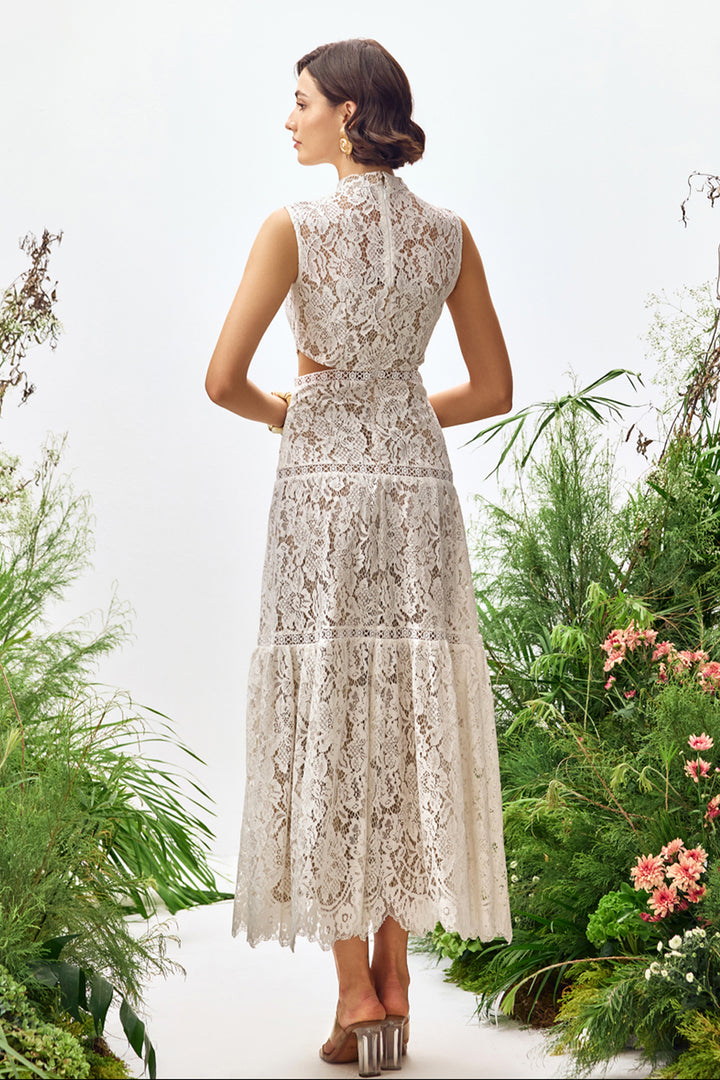 Reverie Lace Cutout Dress