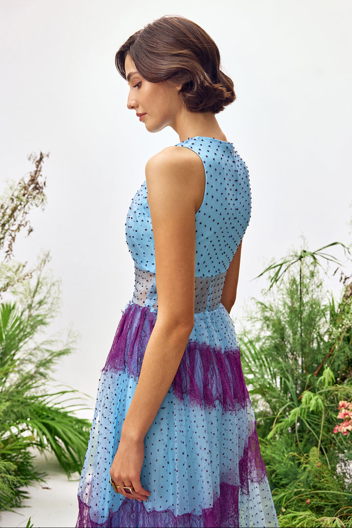 Aster Tulle Midi Dress
