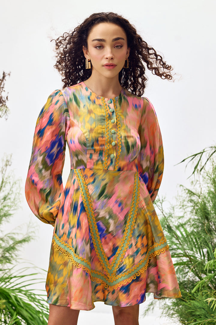 Florence Print Mini Dress