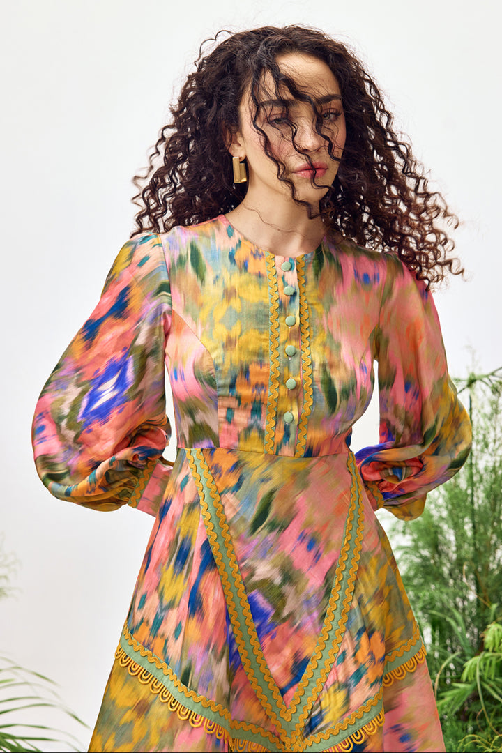 Florence Print Mini Dress