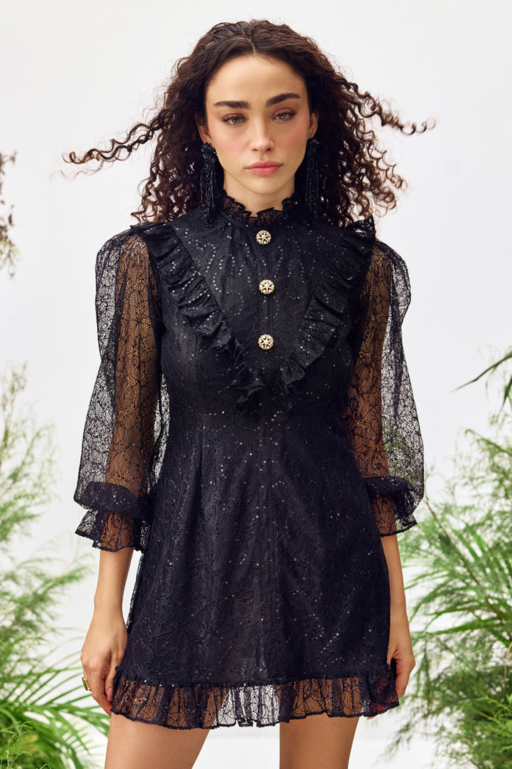 Veronica Lace Mini Dress