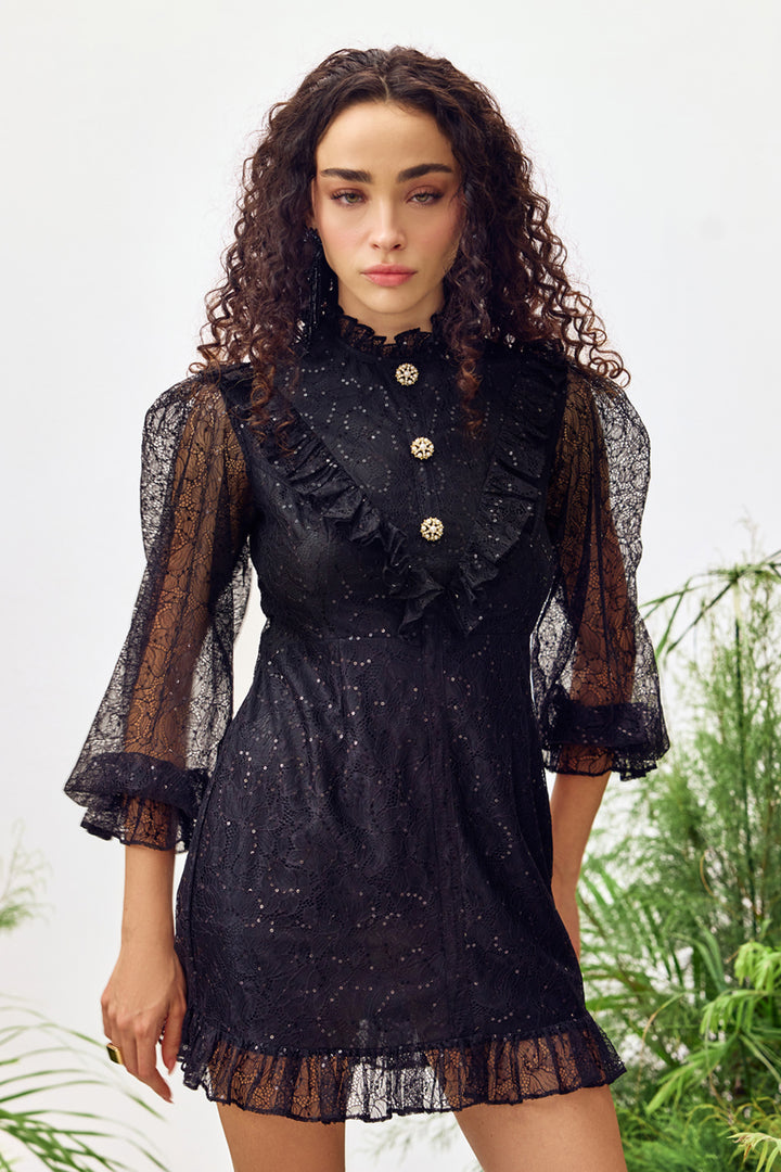 Veronica Lace Mini Dress