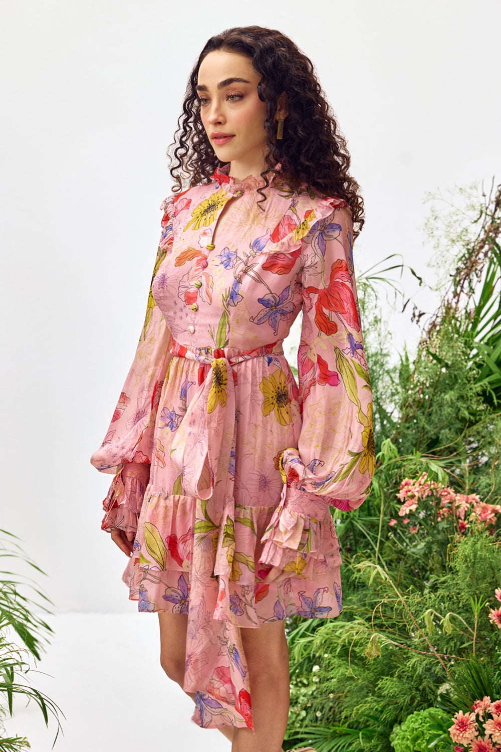 Poppy Print Mini Dress