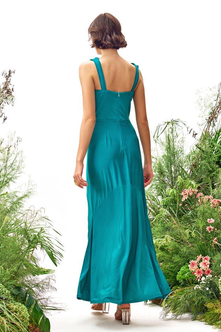 Lyra Teal Dress