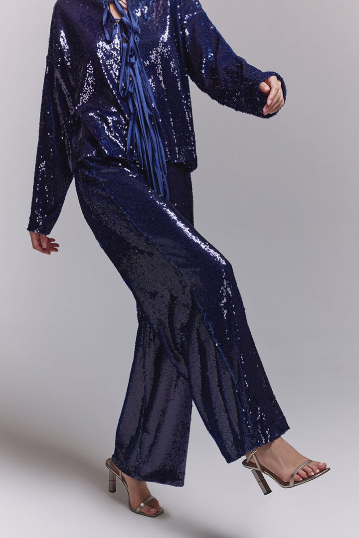 Abby Violet Sequin Co - ord Set - Zabella