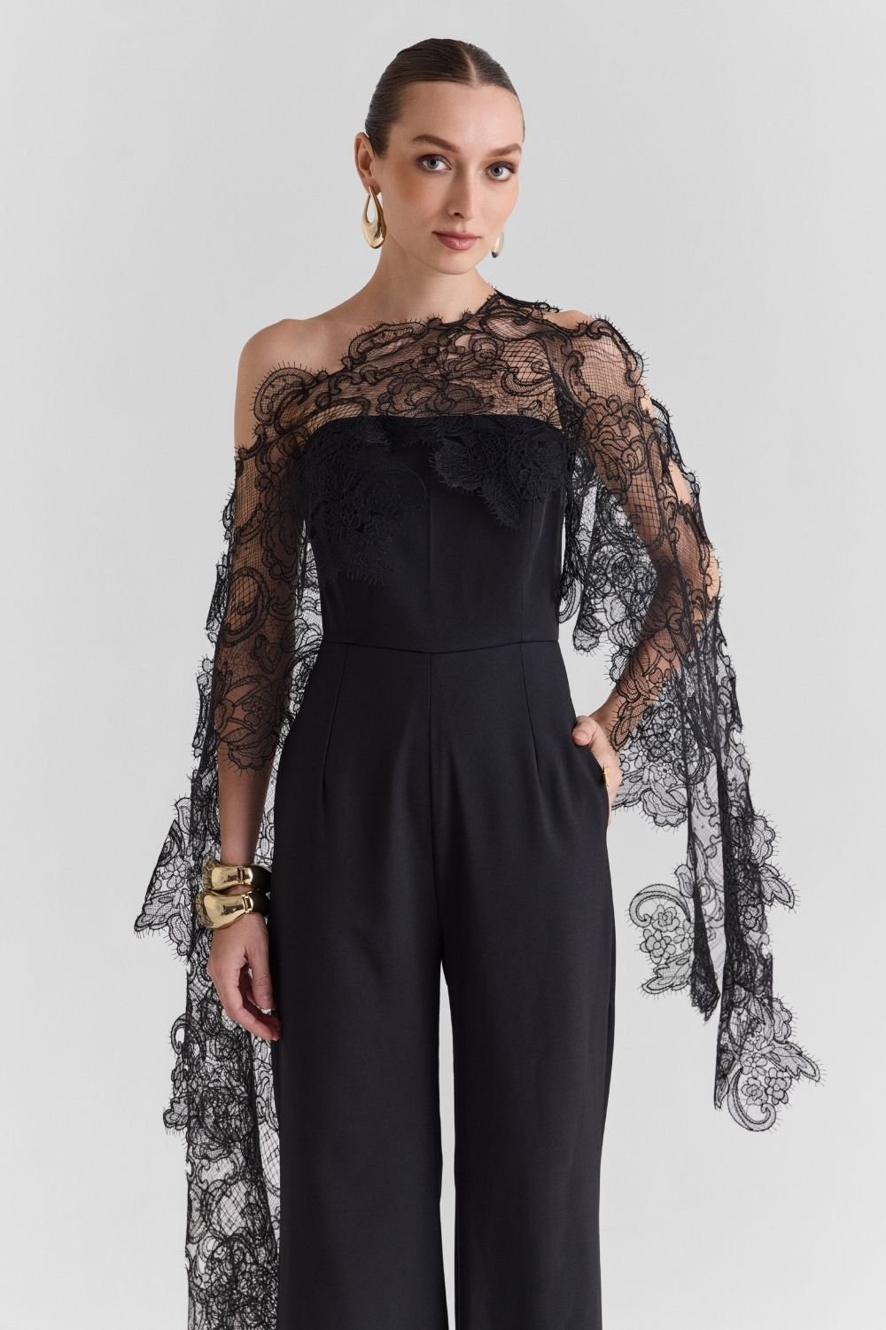 Alba Cape Jumpsuit - Zabella