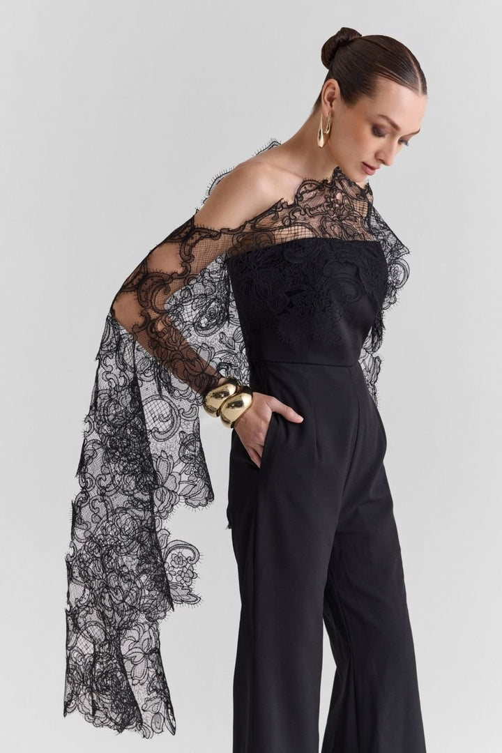 Alba Cape Jumpsuit - Zabella