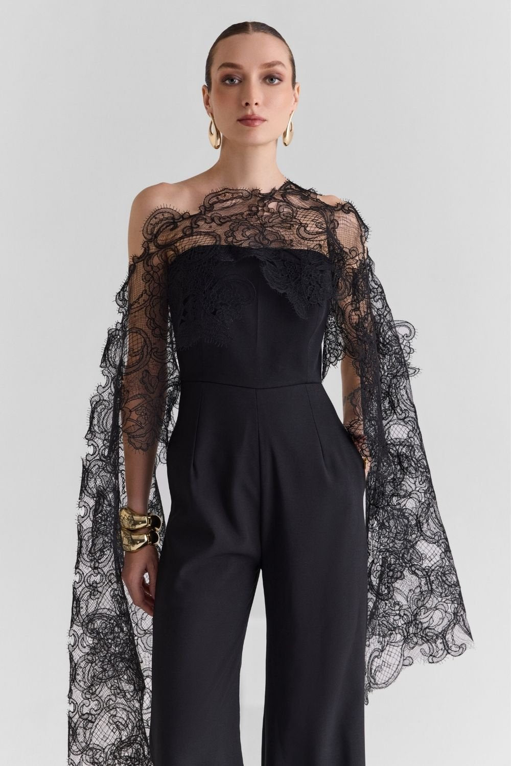 Alba Cape Jumpsuit - Zabella