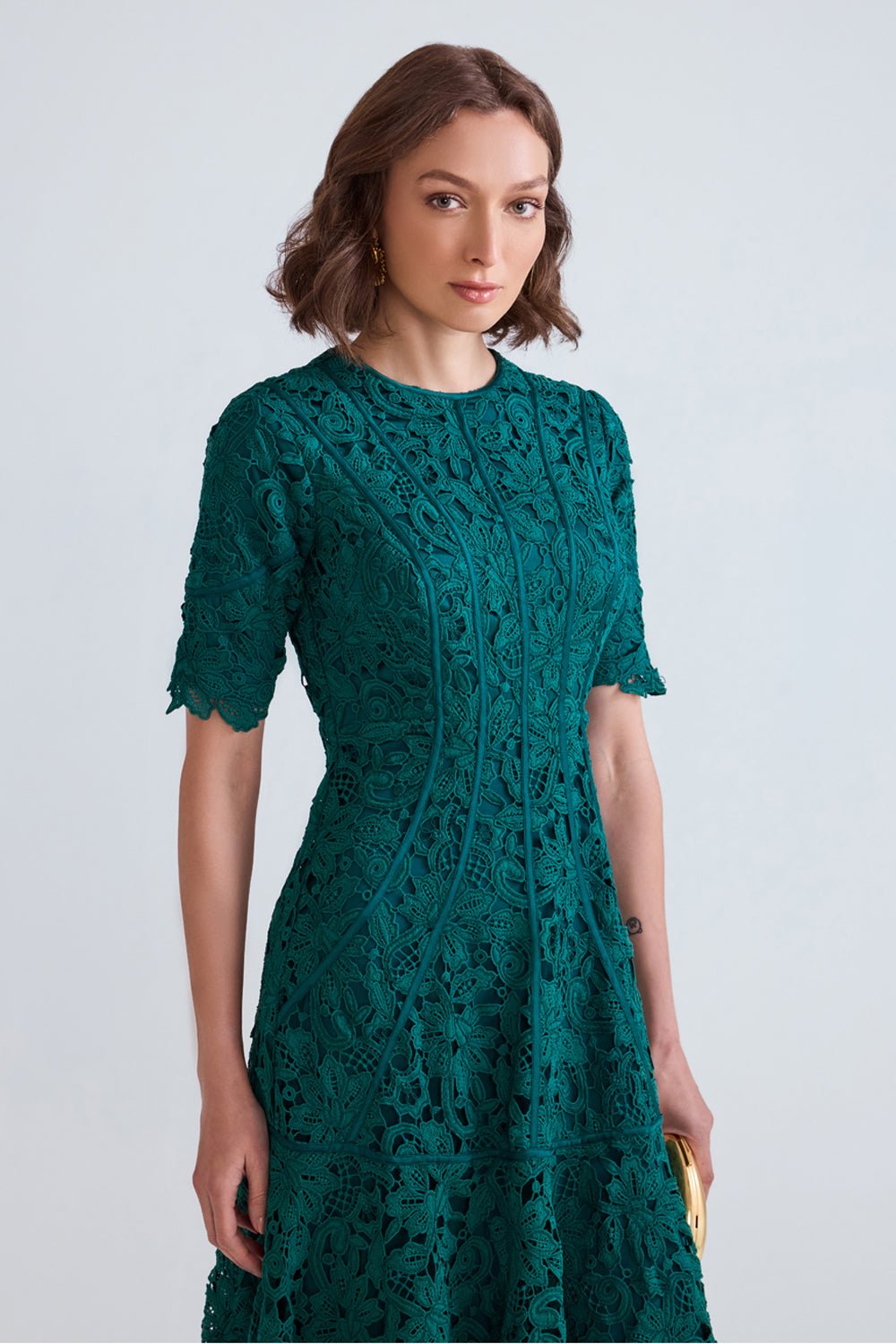 Asra Scalloped Lace Midi - Zabella