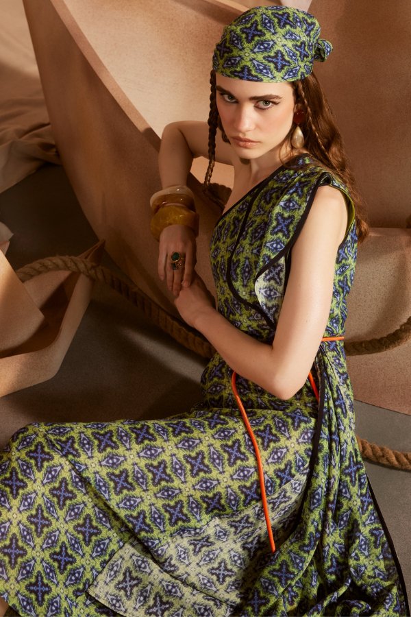 Athena Asymmetric Dress - Zabella