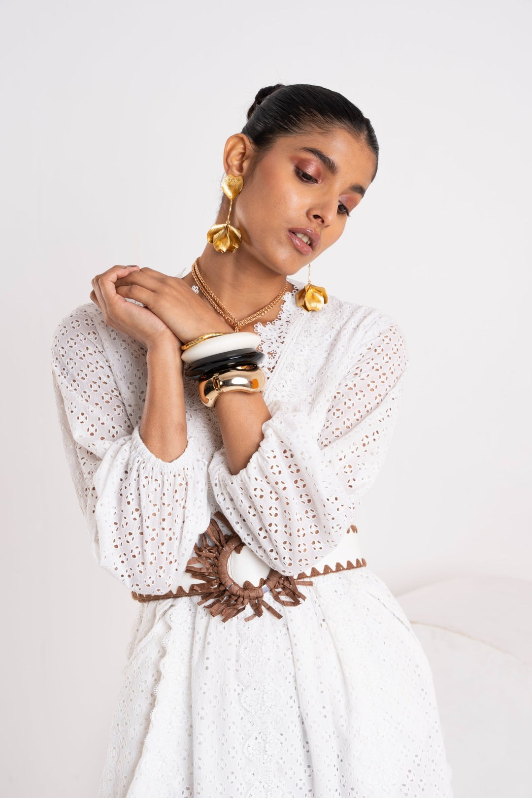 August Scalloped Maxi Dress - Zabella
