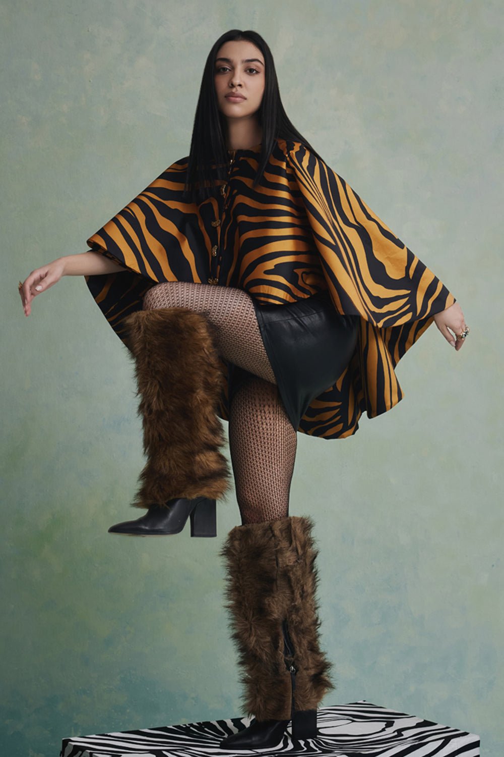 Baroque Beast High Low Jacket - Zabella