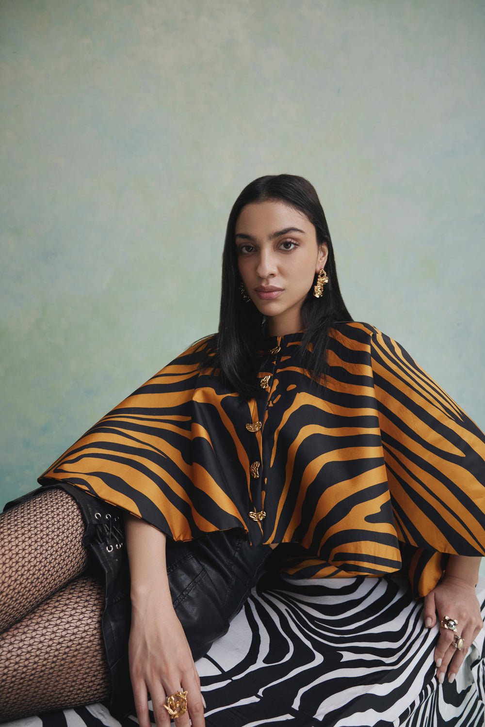 Baroque Beast High Low Jacket - Zabella