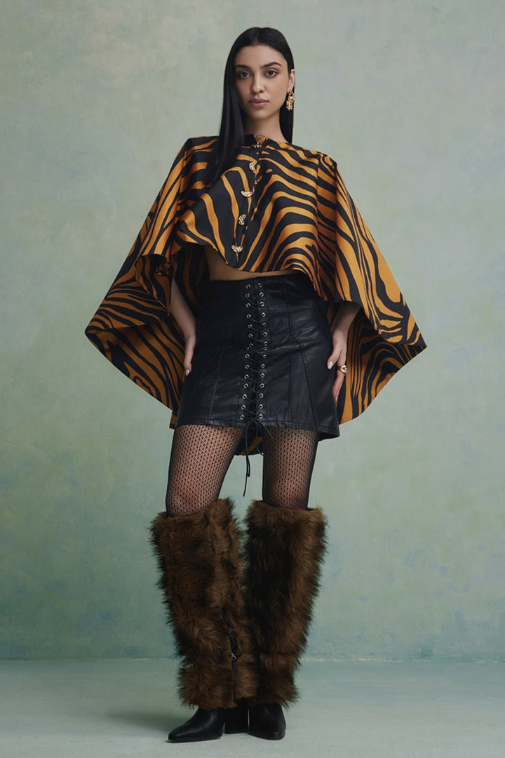 Baroque Beast High Low Jacket - Zabella