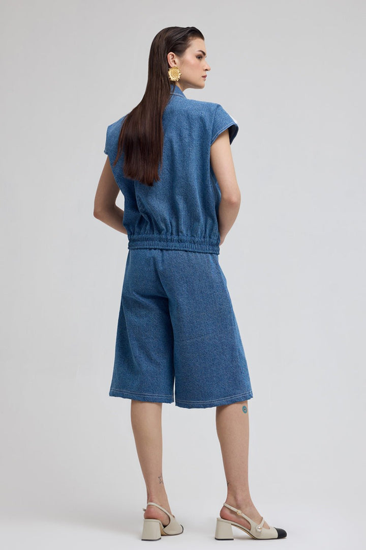 Cuba Applique Denim Co - ord Set - Zabella