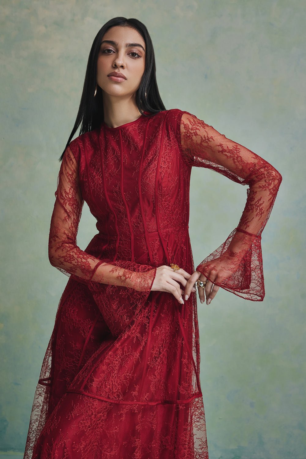 Elysia Lace Gown - Zabella