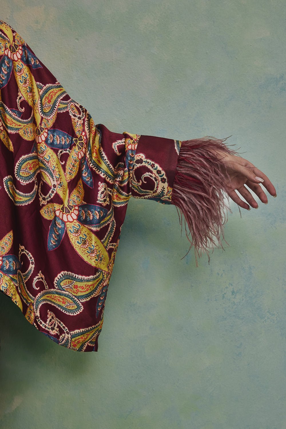 Gilded Paisley Safari Top - Zabella