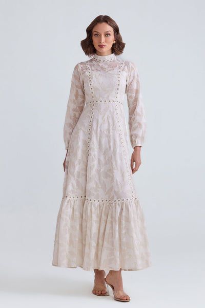 Ida White Maxi Dress - Zabella