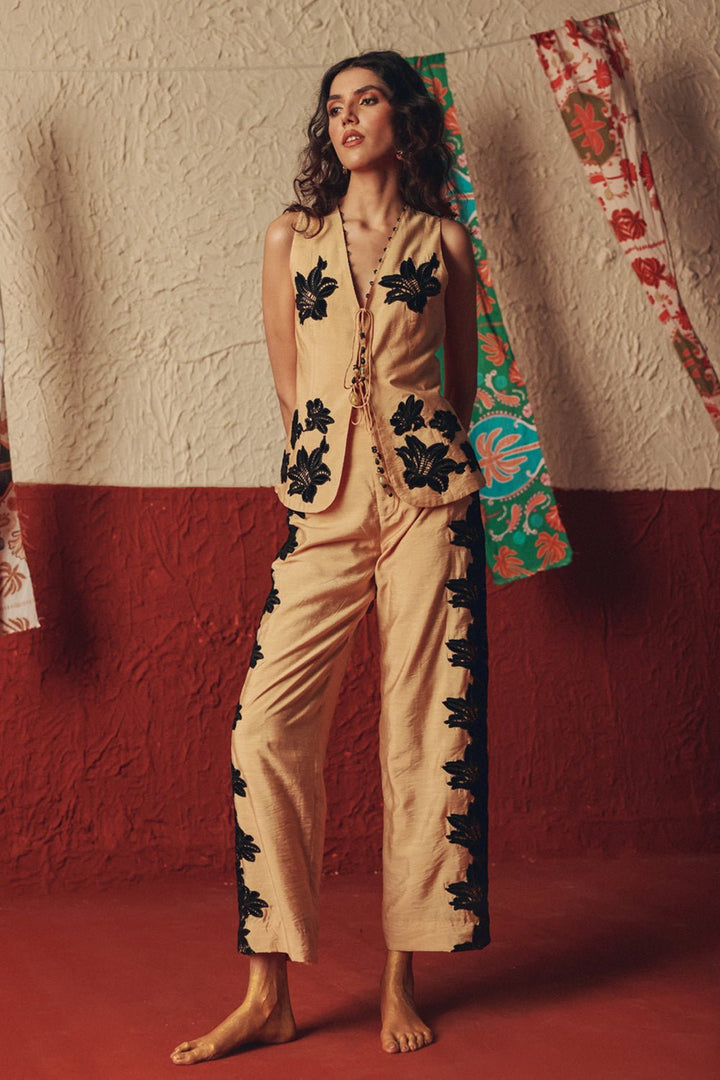 Indie Drift Waistcoat and Pants Set - Zabella