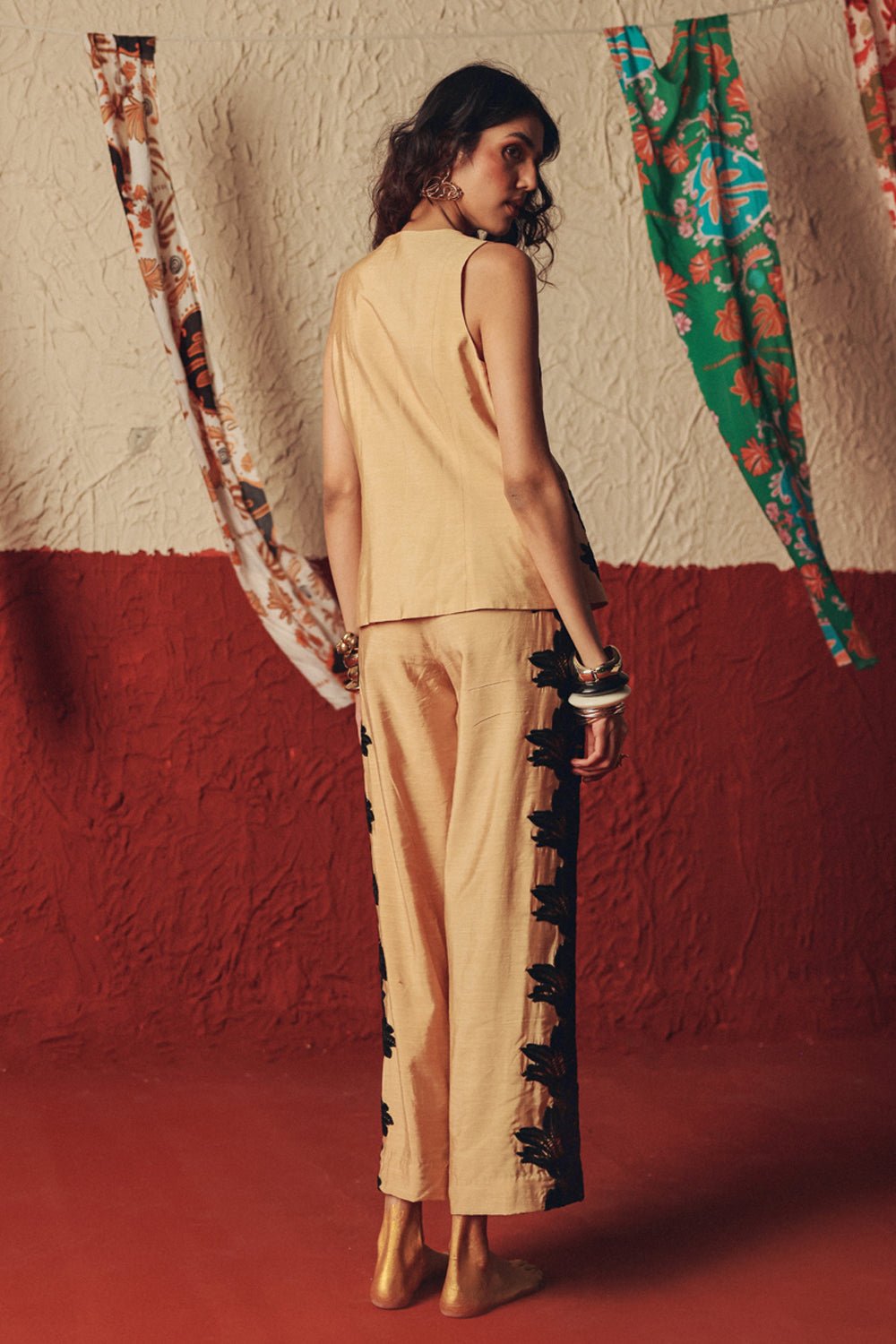 Indie Drift Waistcoat and Pants Set - Zabella