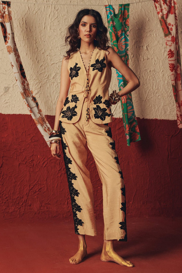 Indie Drift Waistcoat and Pants Set - Zabella