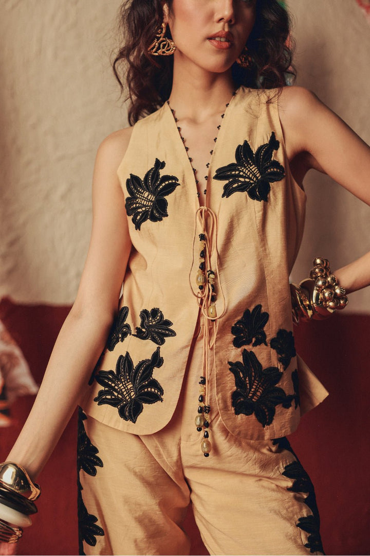 Indie Drift Waistcoat and Pants Set - Zabella