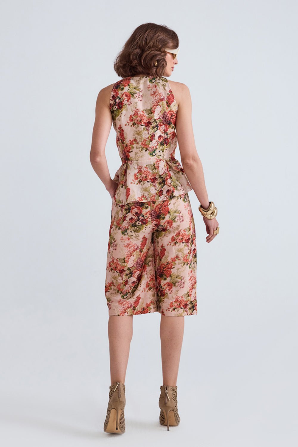 Jane Floral Top and Culottes Set - Zabella