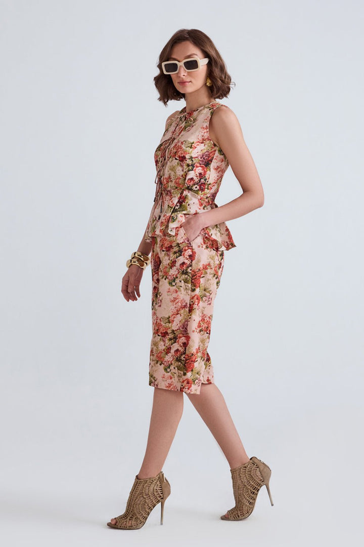Jane Floral Top and Culottes Set - Zabella