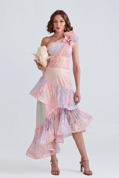 Kara Lace Top and Skirt Set - Zabella