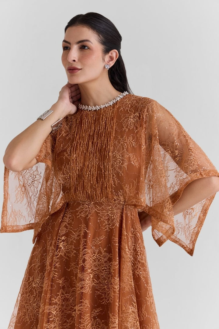 Liliane Lace Mini Dress - Zabella