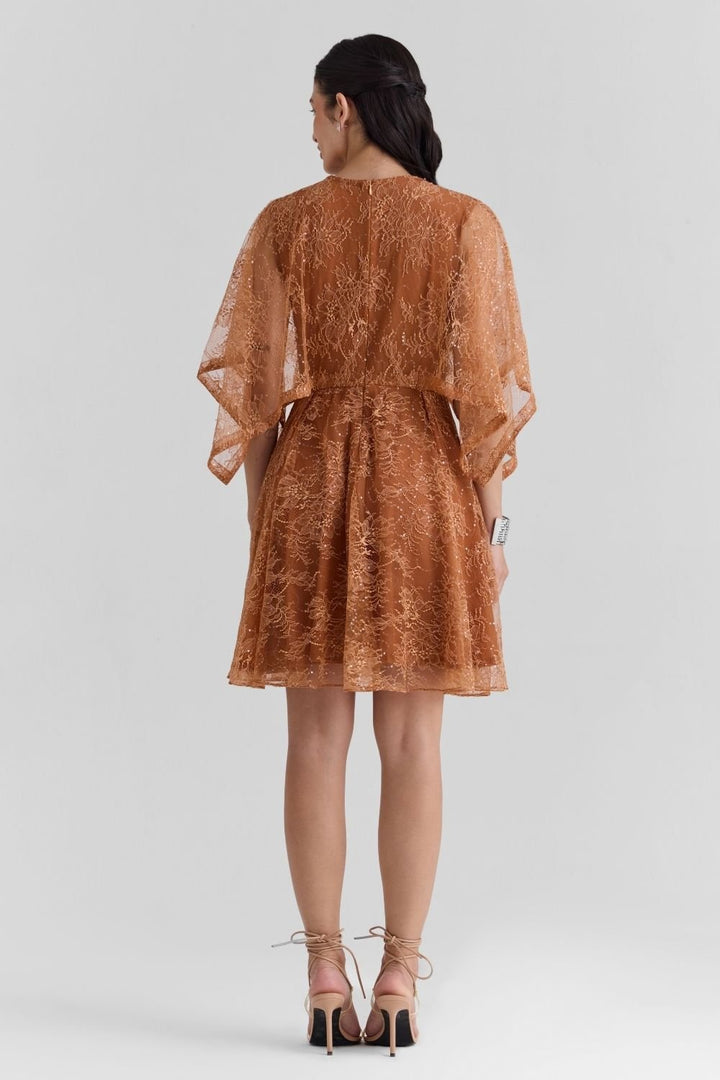Liliane Lace Mini Dress - Zabella