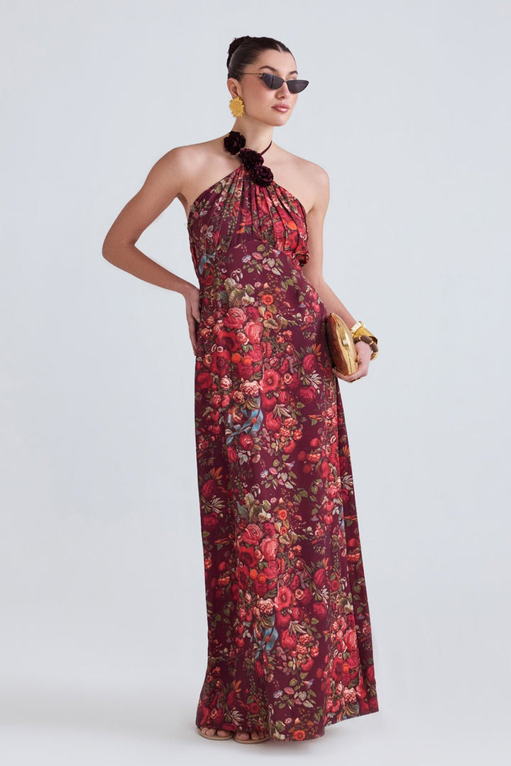 Lucy Floral Maxi Dress - Zabella